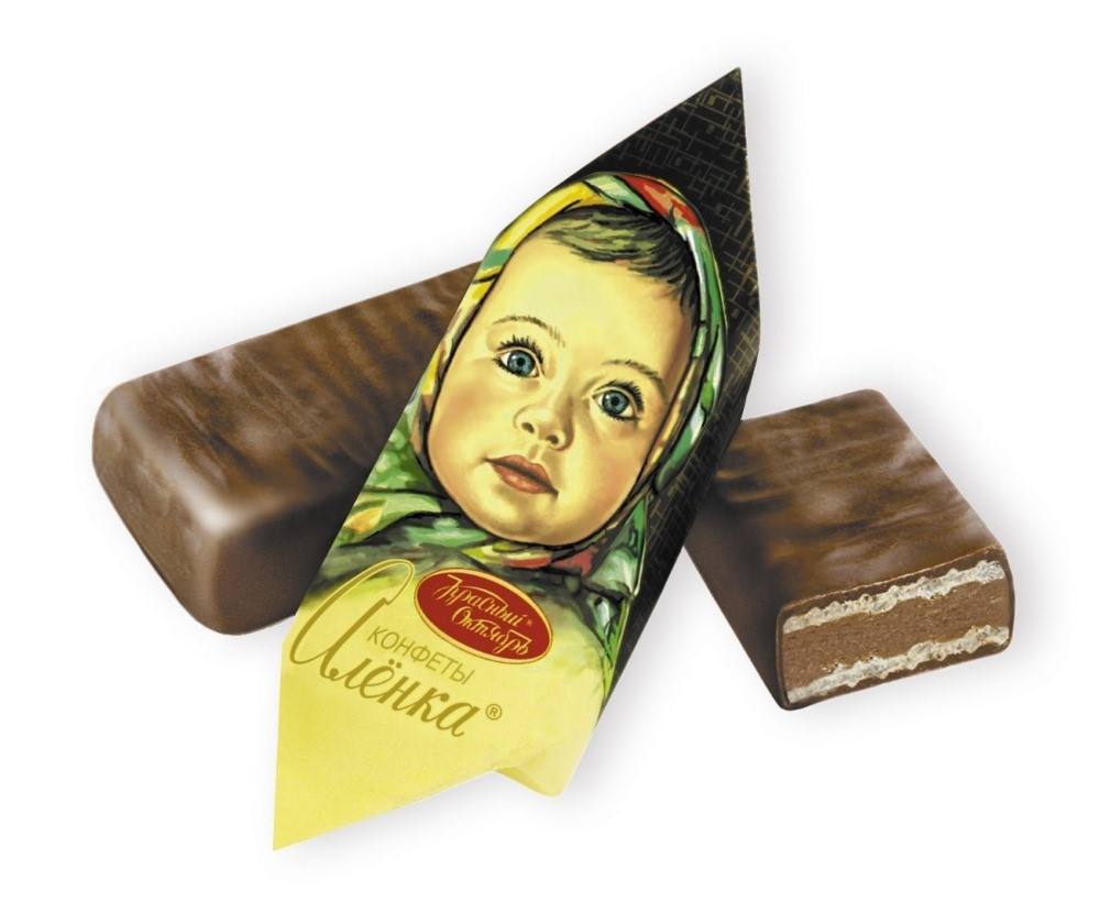 Конфеты Красный Октябрь Аленка , пакет 250g