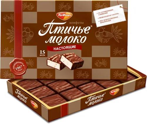 Конфеты сливочно-ванильные Рот Фронт Птичье молоко 250g