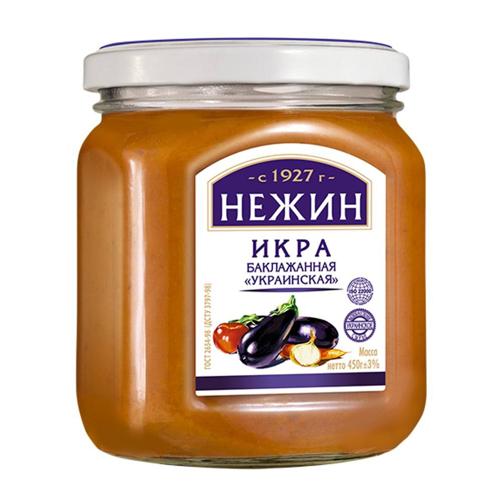 Икра баклажанная Нежин 450g