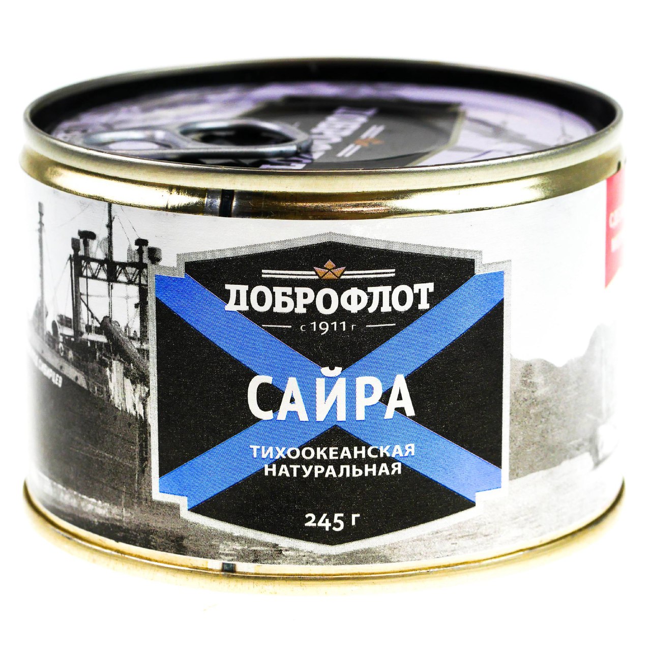 Сайра натуральная Доброфлот 245g