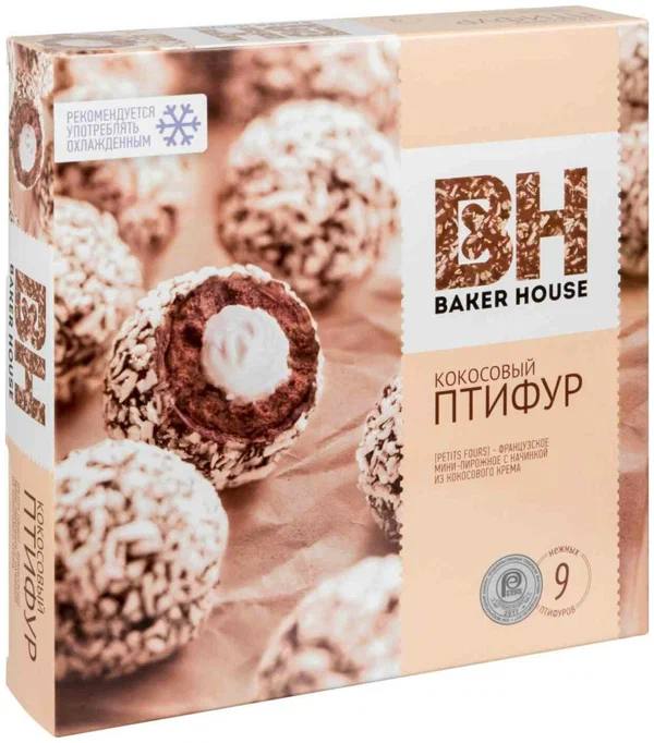 Птифур с кокосовым кремом Baker House 225g