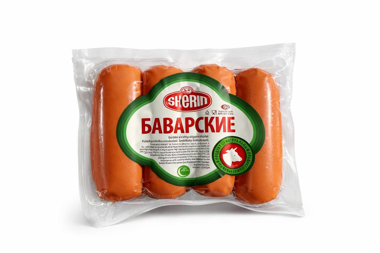 Сардельки Баварские Sherin 600g