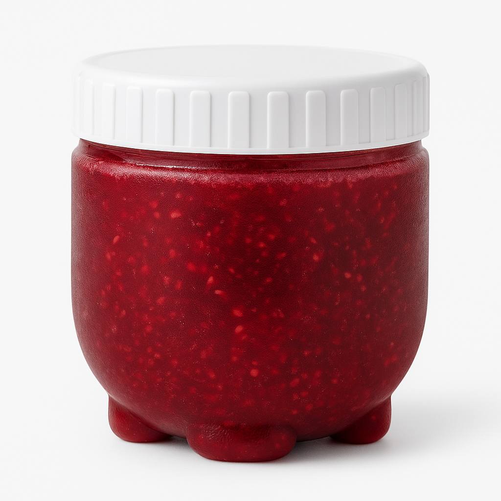 Малина свежая с сахаром 500g