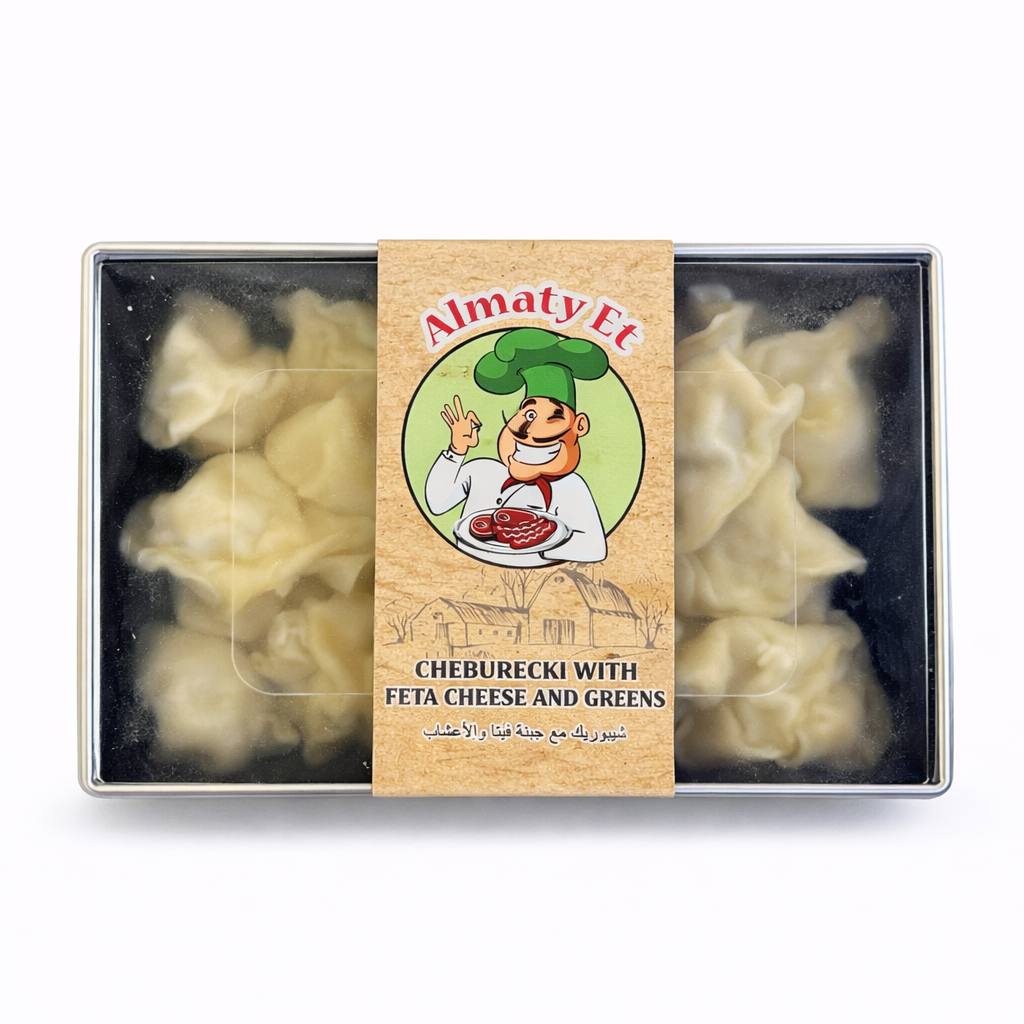 Мини Чебуречки с сыром фета и зеленью (замороженные) Almaty Et 450g