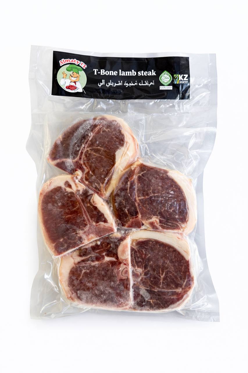 Стейк из ягнёнка T-Bone ( замороженный) Almaty Et 500g