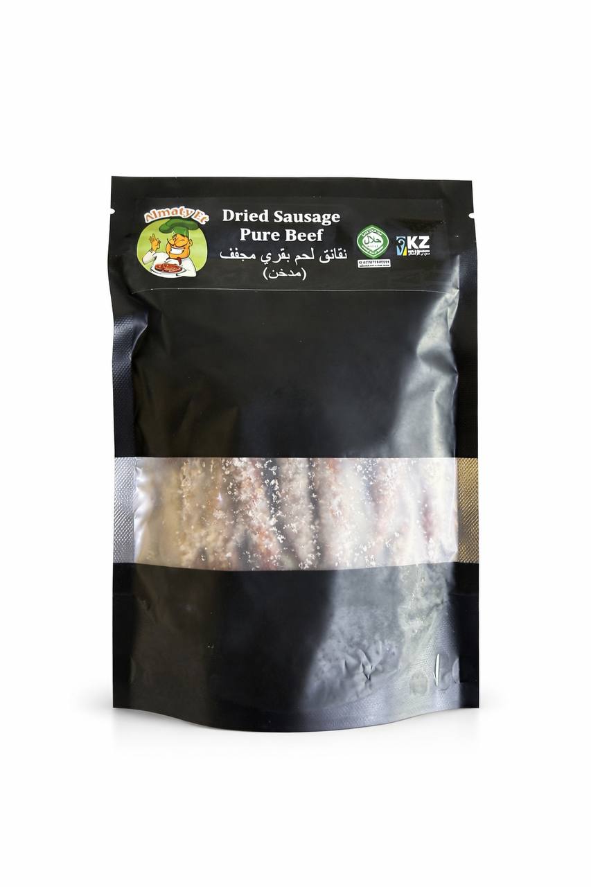 Вяленые колбаски из говядины, копчёные 150g