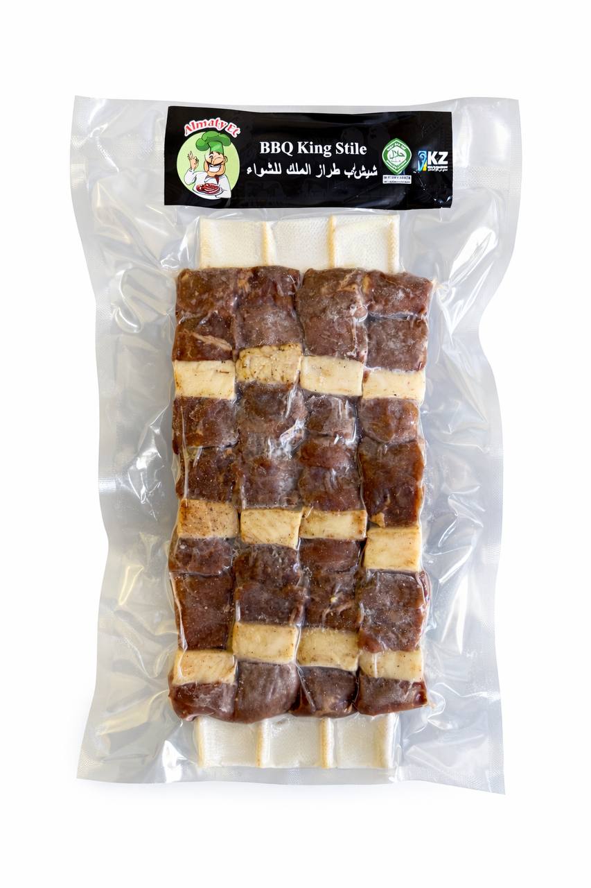 Шашлык говяжий BBQ King Style (замороженный) Almaty Et 600g