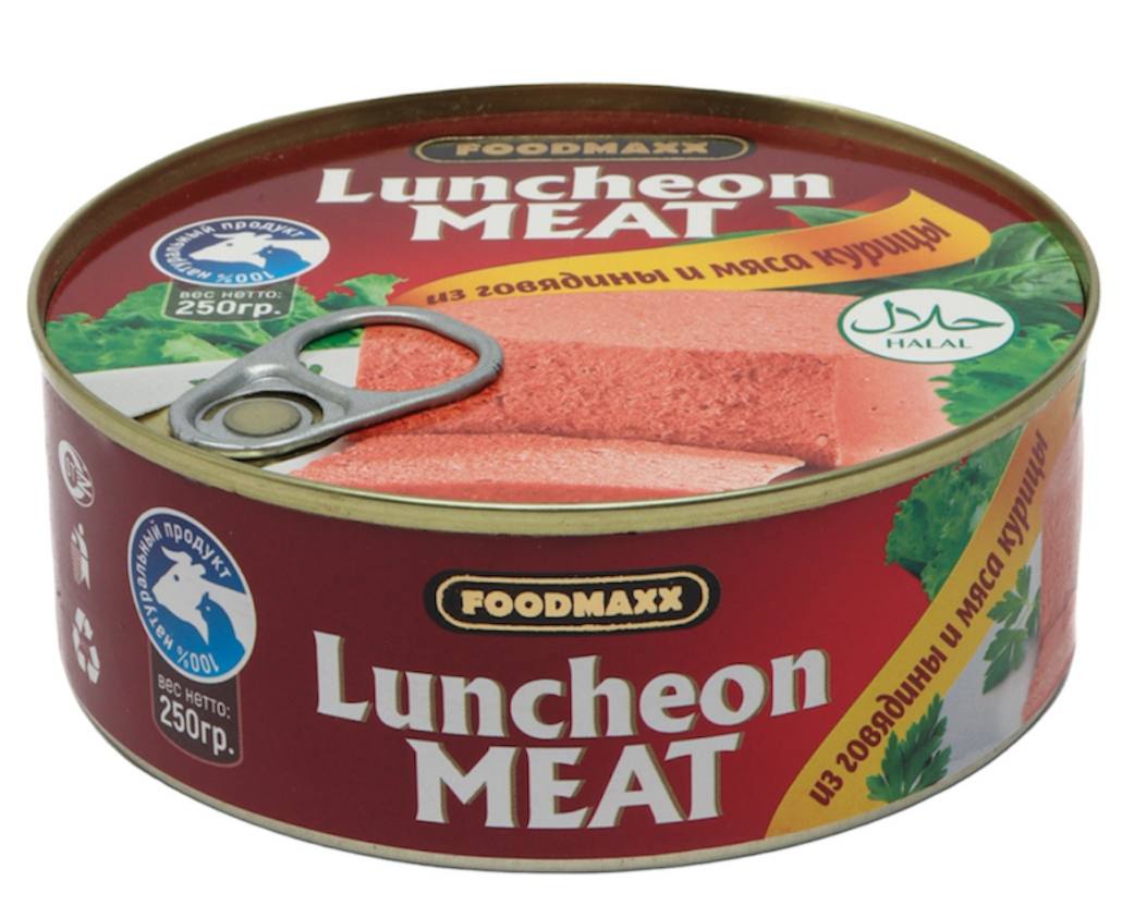 Luncheon Meat из мяса говядины и курицы FOODMAXX 250g