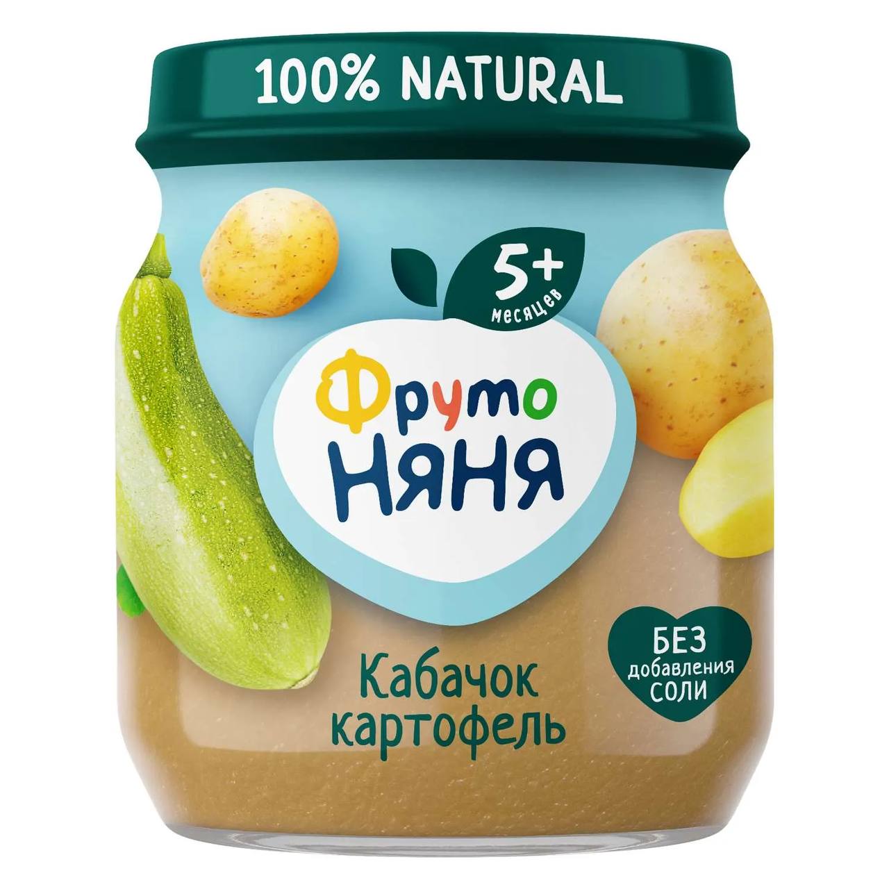 Пюре Кабачок картофель Фрутотняня с 5 месяцев 110g