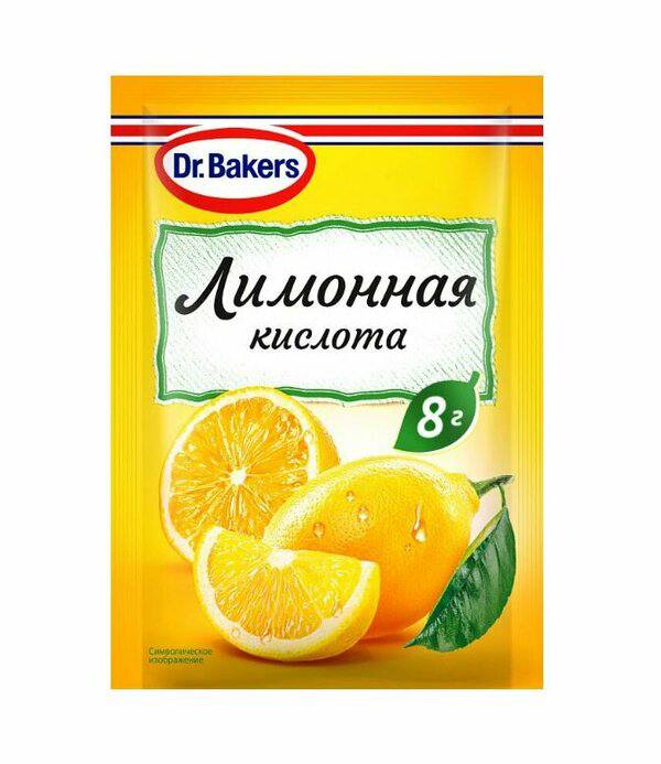 Лимонная кислота Dr. bakers 8g