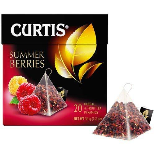 Чайный напиток каркаде Curtis Summer Berries в пирамидках