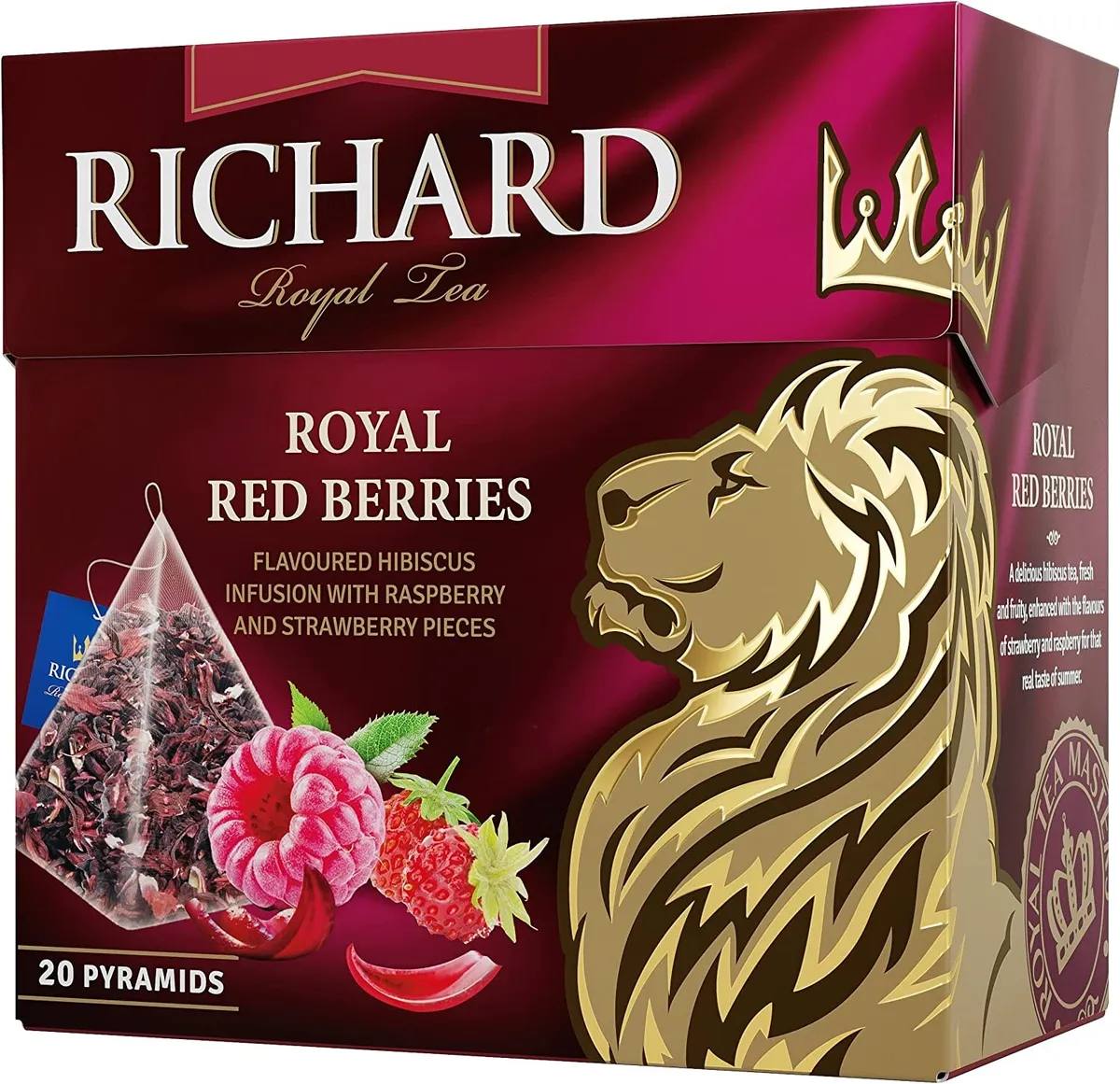 Чай красный Richard Royal Red Berries в пирамидках
