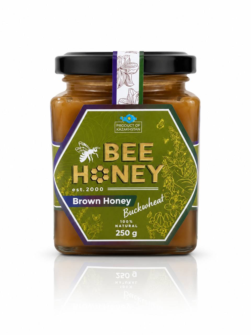 Мёд гречишный Bee Honey Brown Honey 250g
