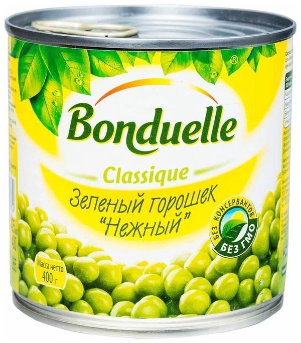 Зелёный горошек нежный Bonduelle 400g