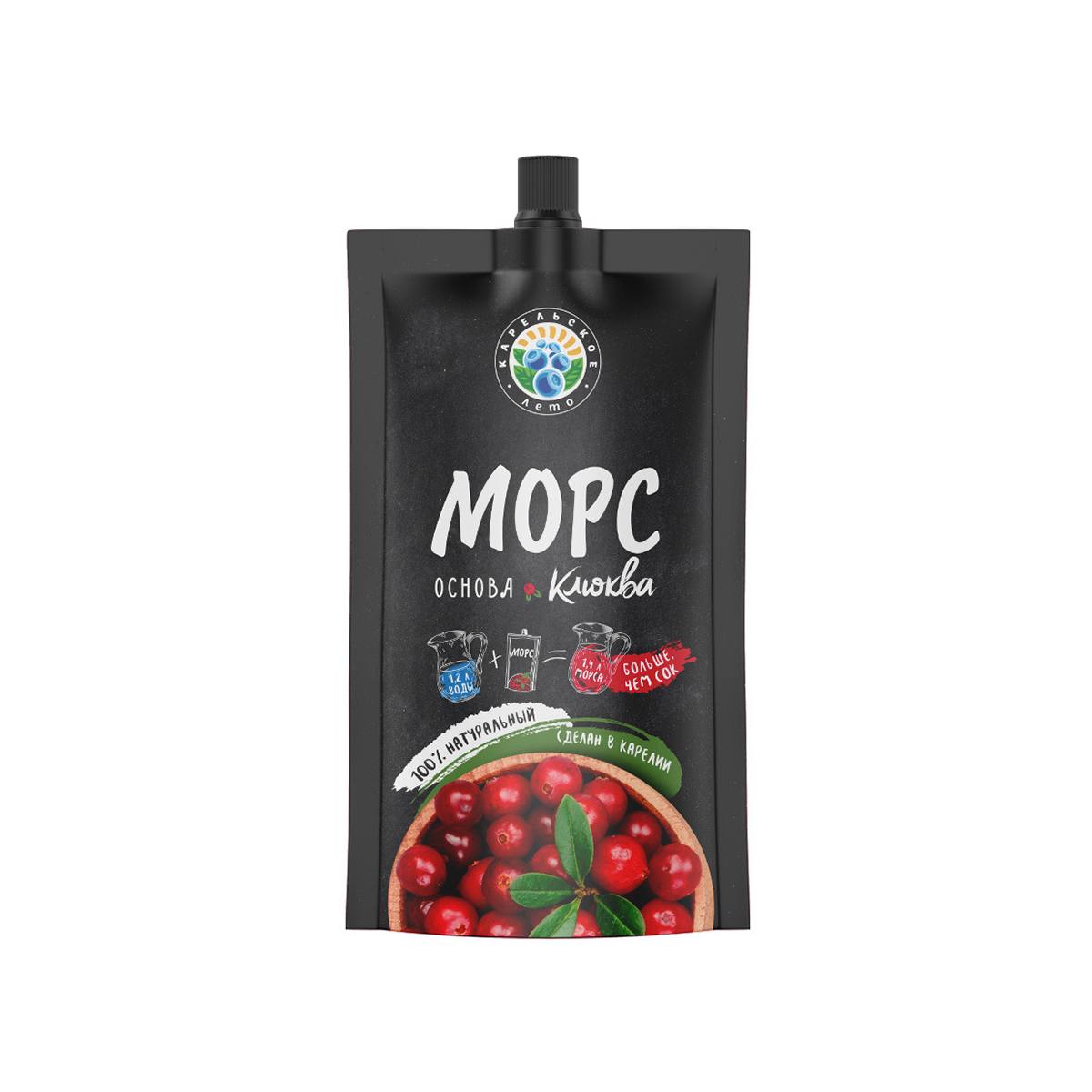 Морс концентрированный клюква 200ml