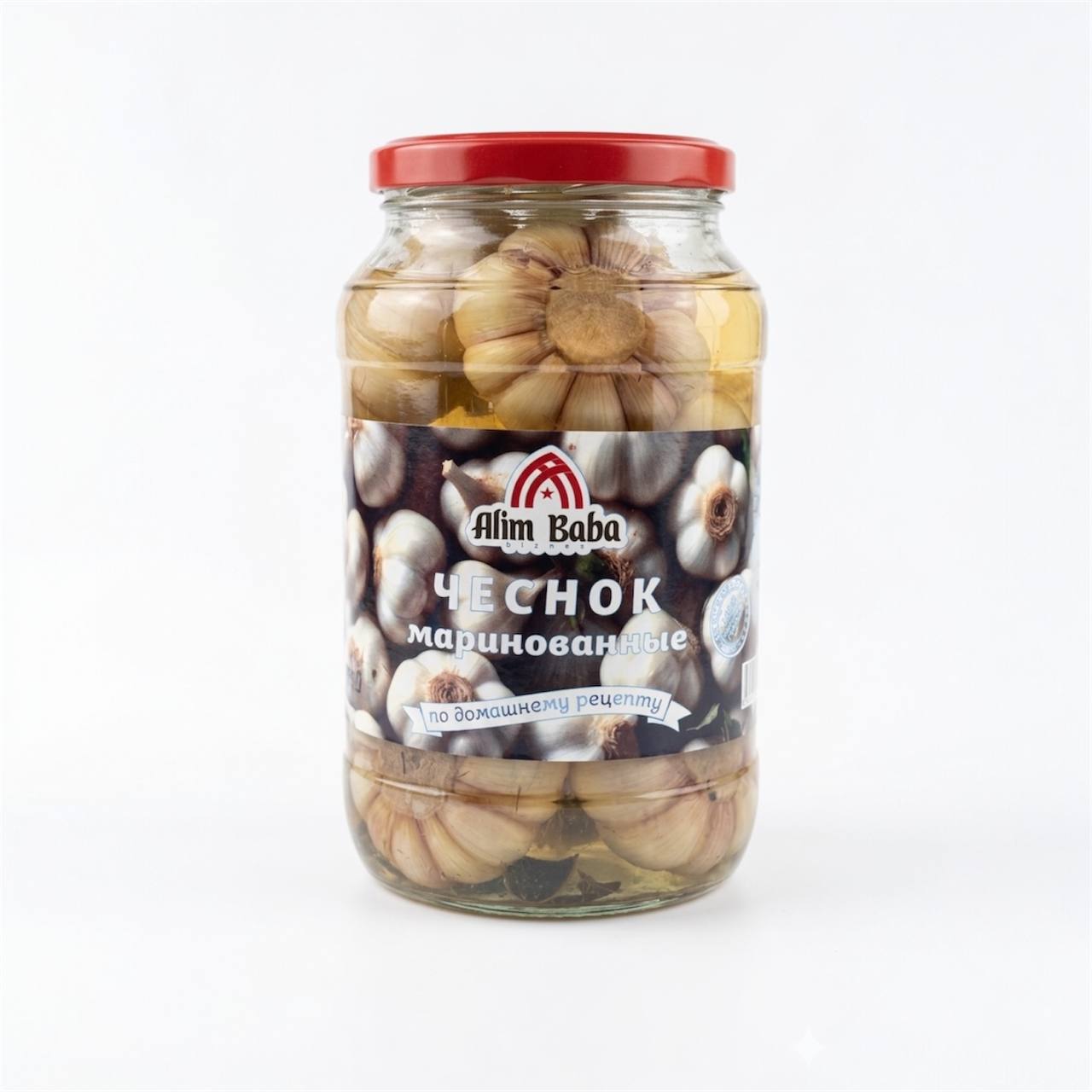Чеснок маринованный Alim Baba 1L