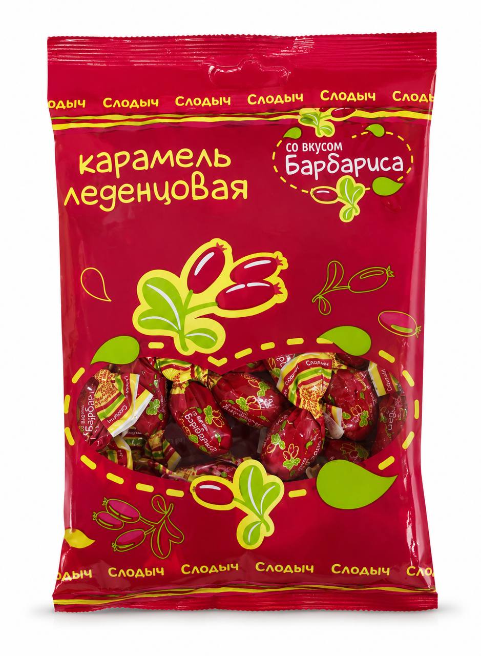Карамель леденцовая «Барбарис» Слодыч 200g