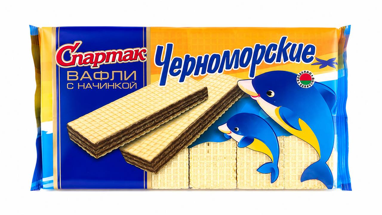 Вафли «Черноморские» Спартак 216g