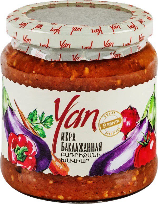 Икра баклажанная Yan 470g