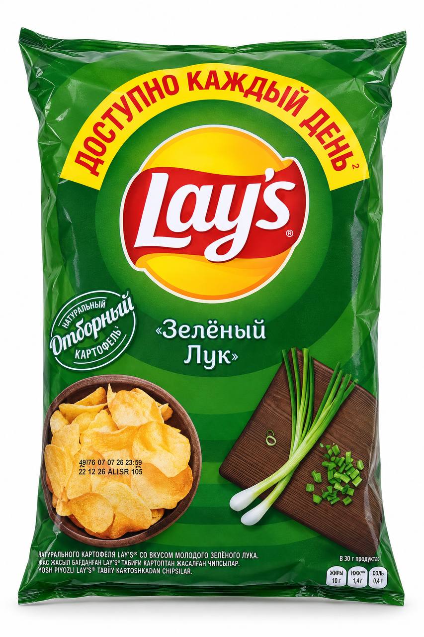 Чипсы Lay’s «Зелёный лук» 80g