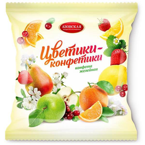 Конфеты желейные Цветики конфетики 250g