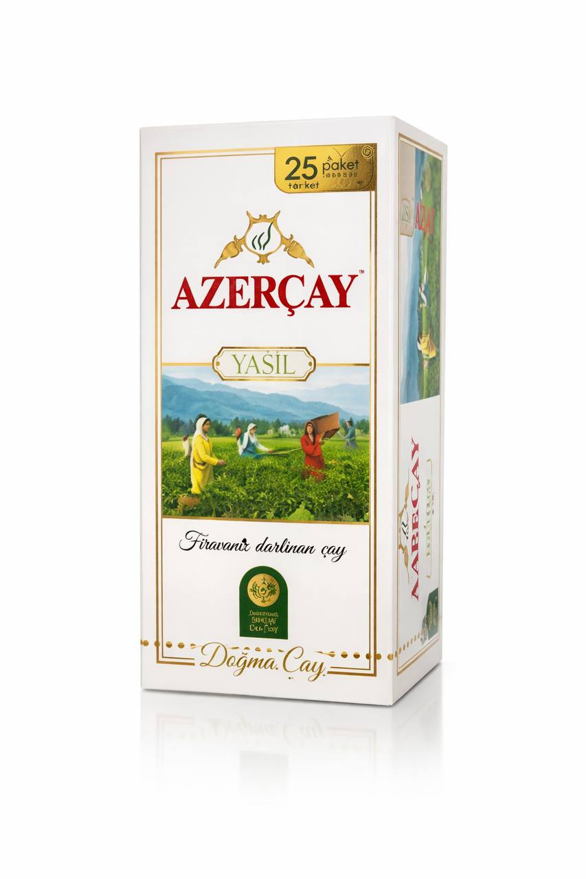 Чай зеленый Azercay 25 пакетиков