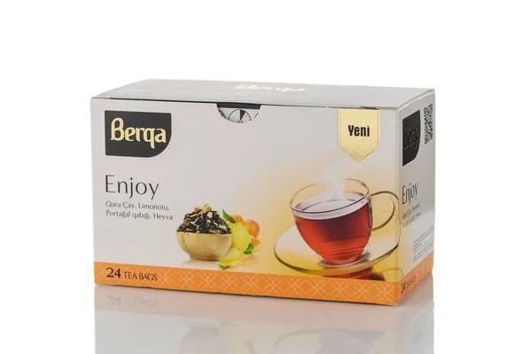 Чай Berqa Enjoy с лимонной травой, апельсиновой коркой и айвой, 24 пакетика