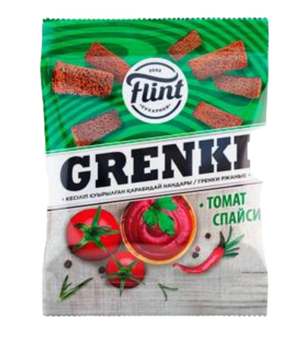 Гренки ржаные со вкусом томат спайси Flint 60g