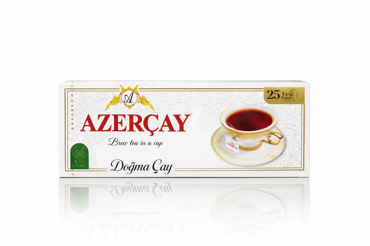 Azercay Doğma Çay черный чай в пакетиках 25 пакетиков