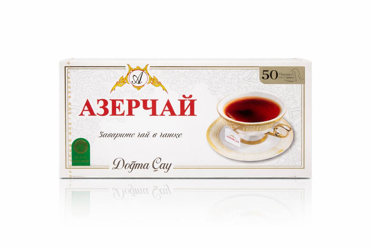 Азерчай Dogma Çay черный байховый чай в пакетиках 50 пакетиков