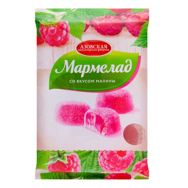 Мармелад со вкусом малины 300g Азовская КФ