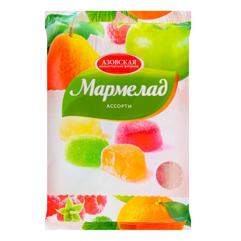 Мармелад Ассорти 300g Азовская КФ