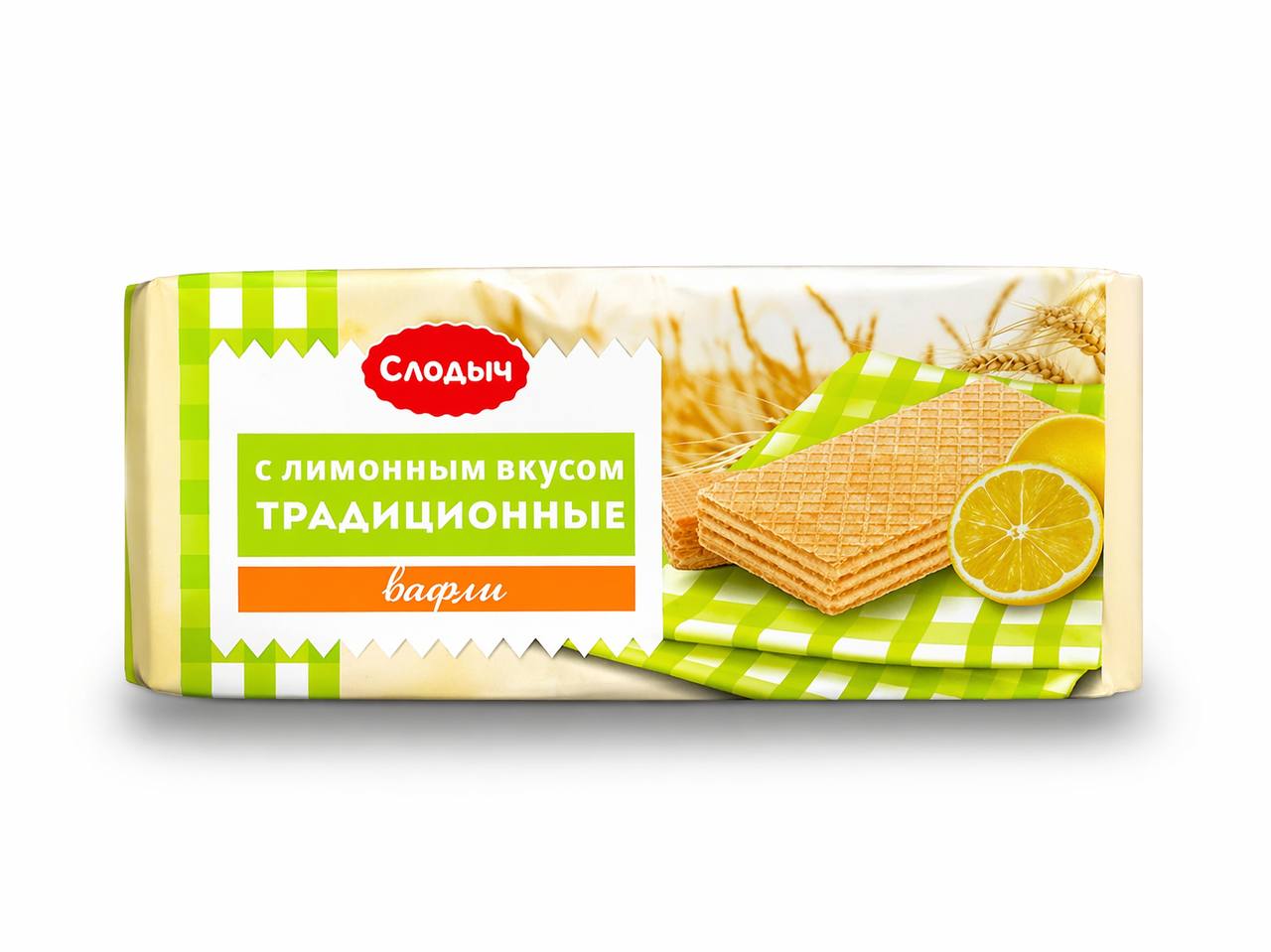 Вафли традиционные с лимонным вкусом Слодыч 100g