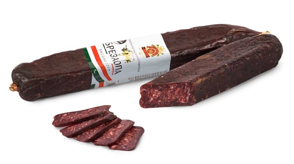 Брезаола сыровяленая колбаса оригинальная 420g