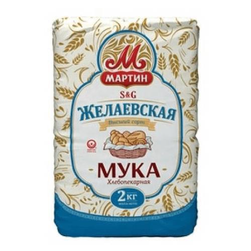 Мука Мартин Желаевская пшеничная Высший сорт 2kg