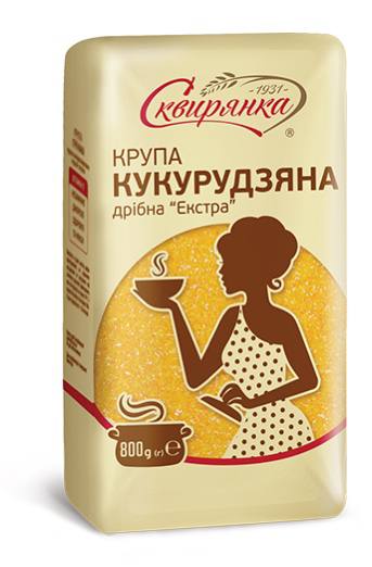 Крупа кукурузная мелкая «Екстра»  Skvira 800g