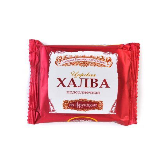 Царская халва подсолнечная на фруктозе Азовская КФ 250g