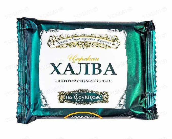 Царская халва тахинно-арахисовая на фруктозе 250g