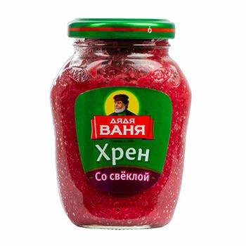 Хрен столовый со свёклой Дядя Ваня 140g