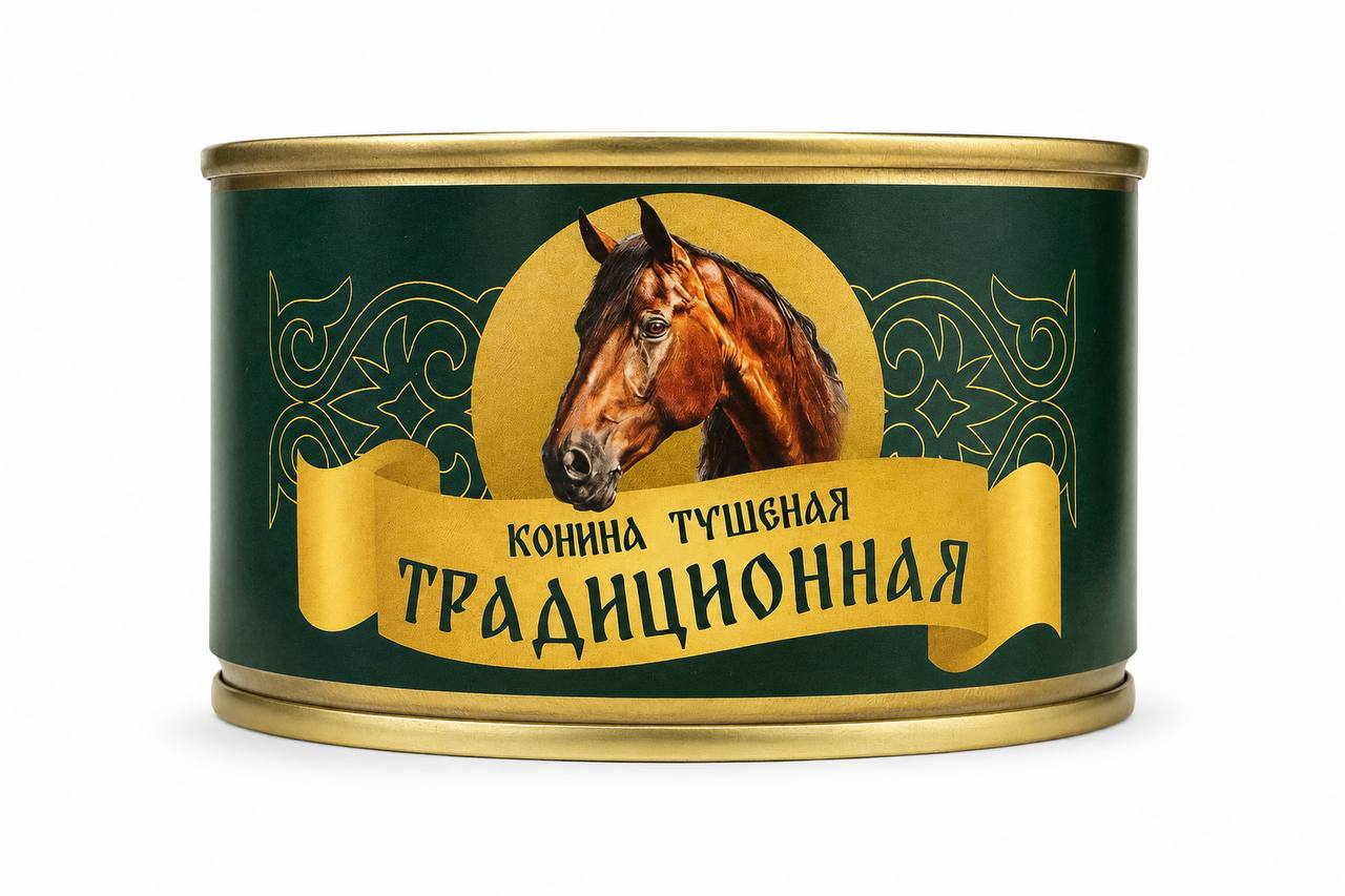Конина «Традиционная» в собственном соку 325g