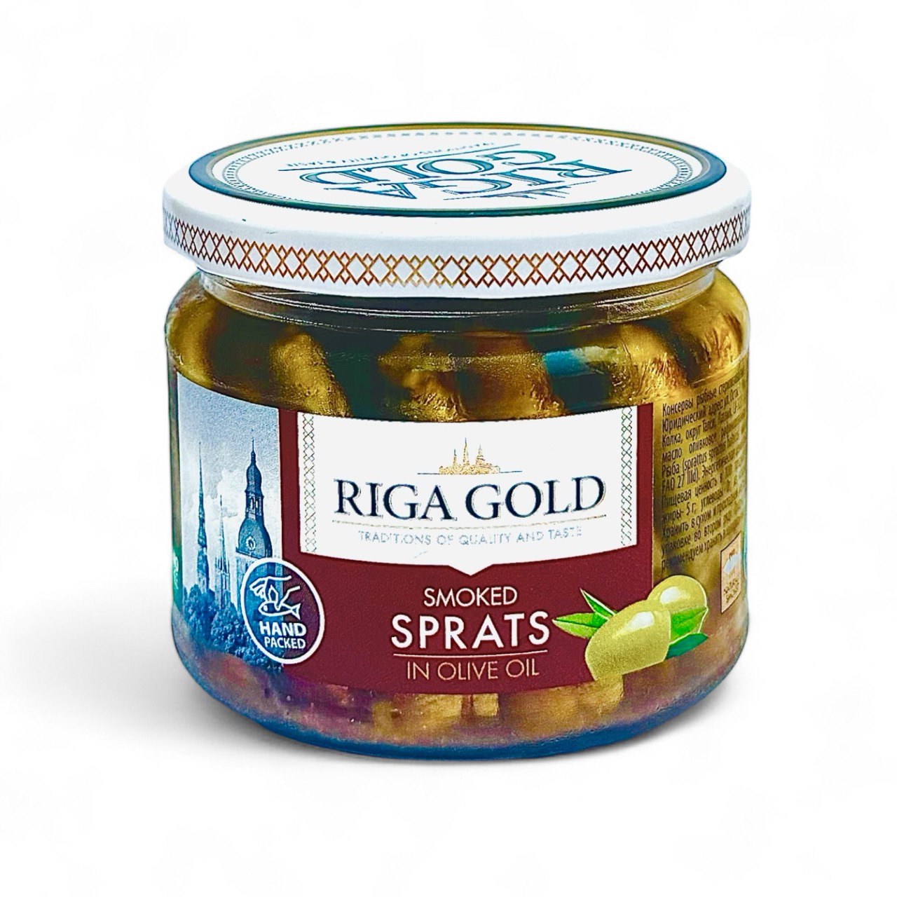 Шпроты в оливком масле Riga Gold 250g