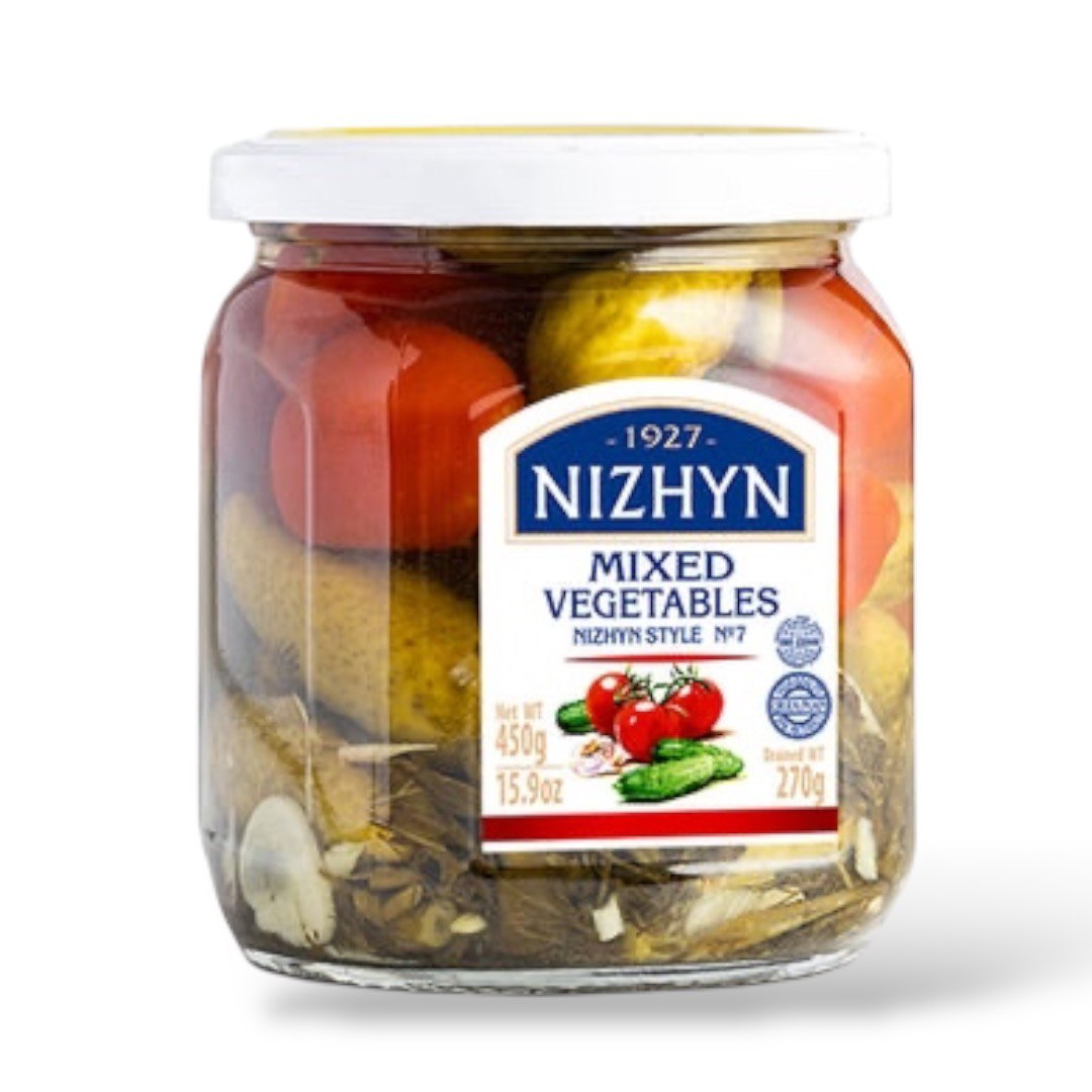 Маринованые овощи Микс Нежин 450g