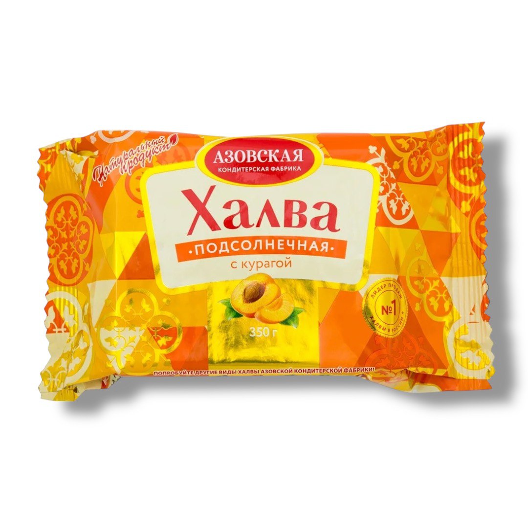 Халва с курагой Азовская КФ 350g