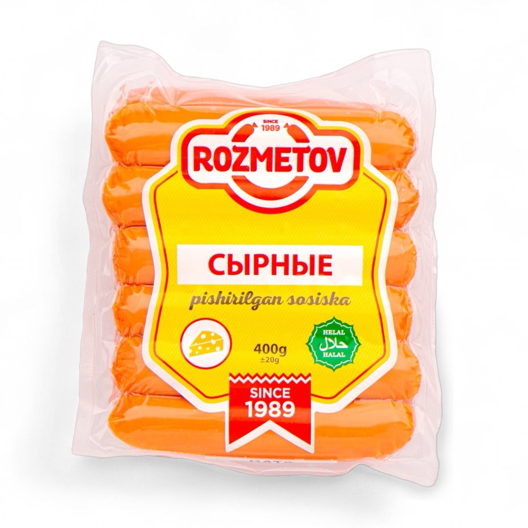 Сосиски cырные Rozmetov 400g