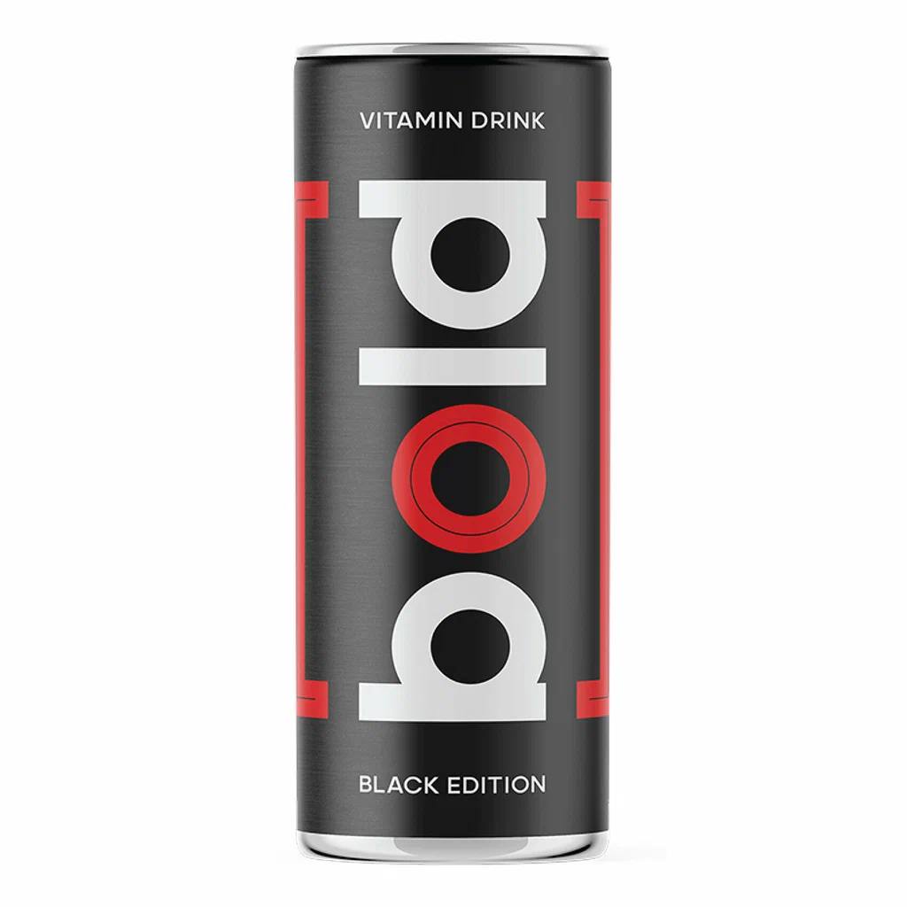 BOLD Energy Black Edition — энергетический напиток со вкусом барбариса 250 ml