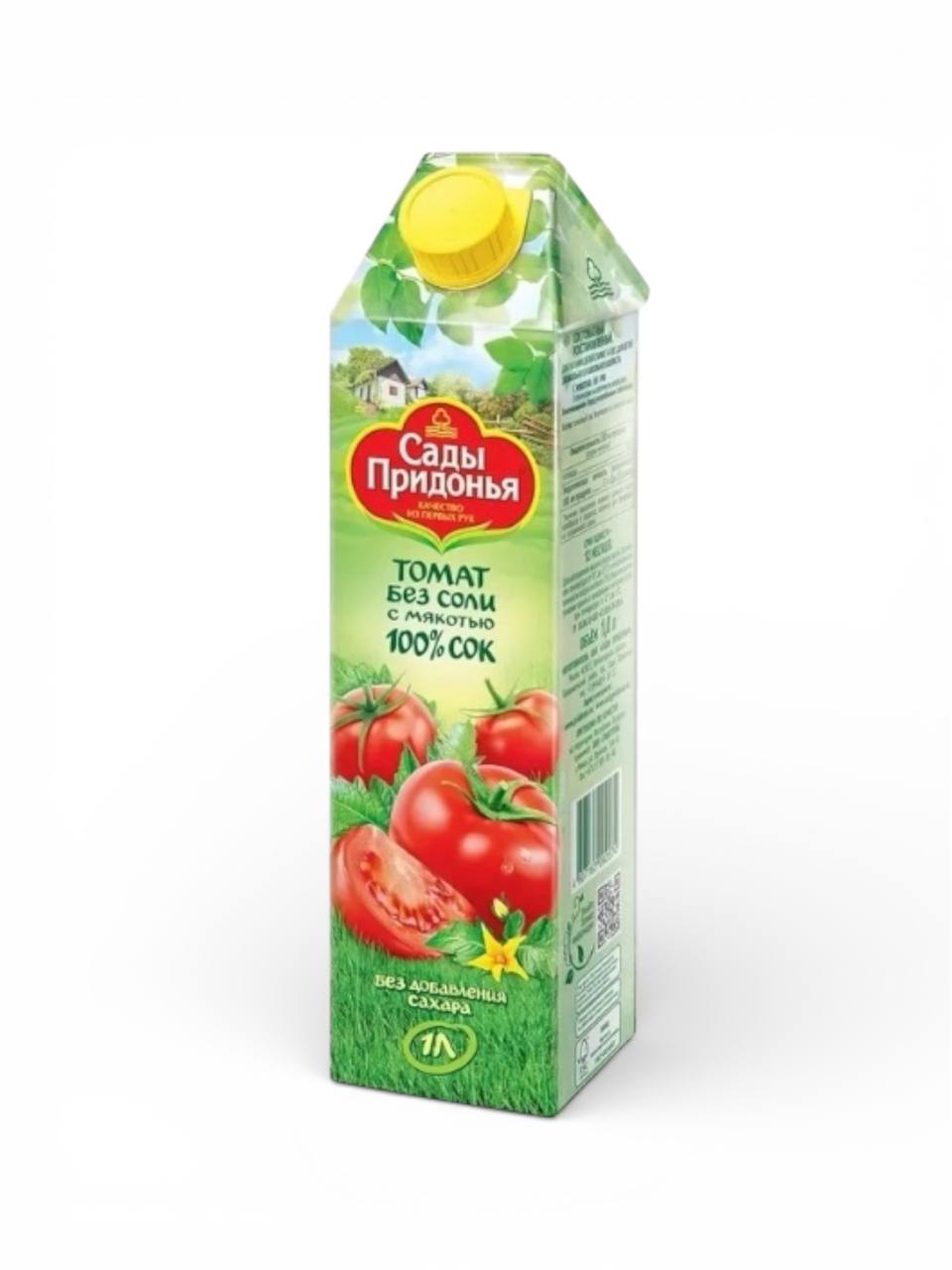 Сок Томат без соли с мякотью Садв Придонья 1L