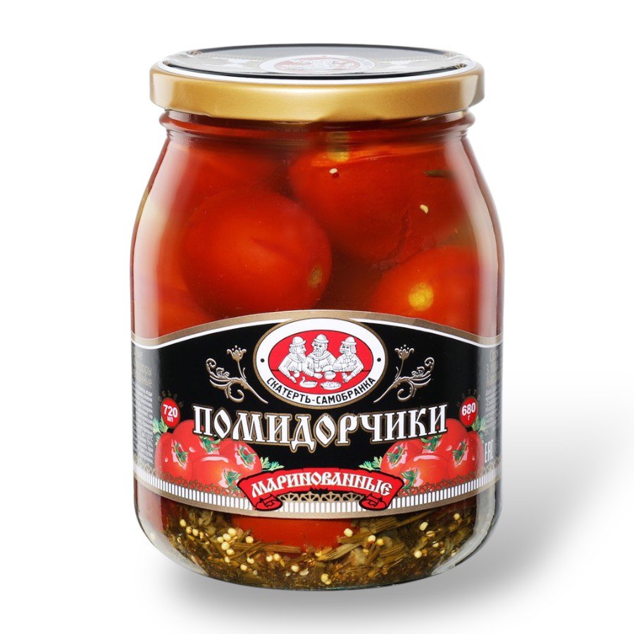 Помидорчики маринованные Скатерть Самобранка 680g