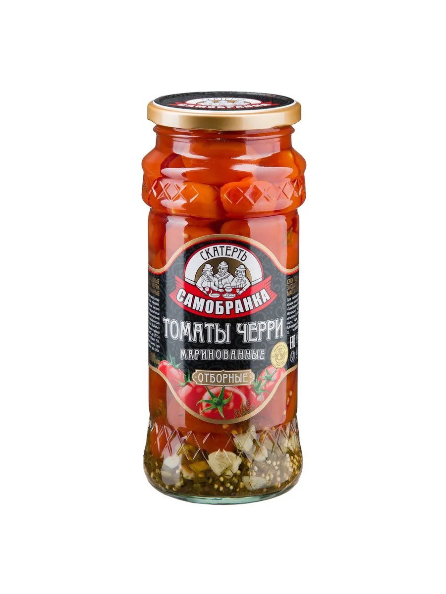 Томаты черри отборные Скатерть Самобранка 580ml