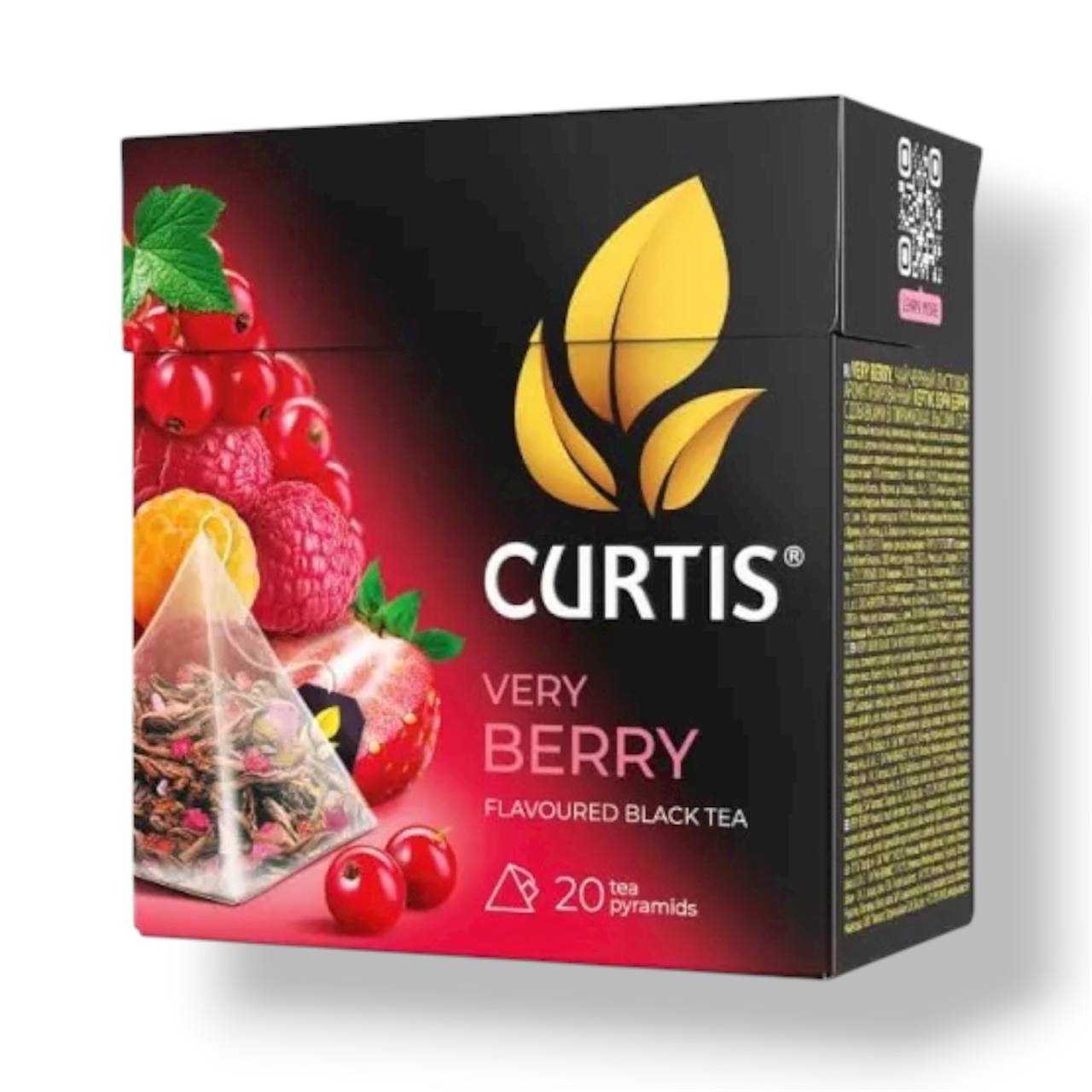 Curtis Very Berry ароматизированный чёрный чай в пирамидках