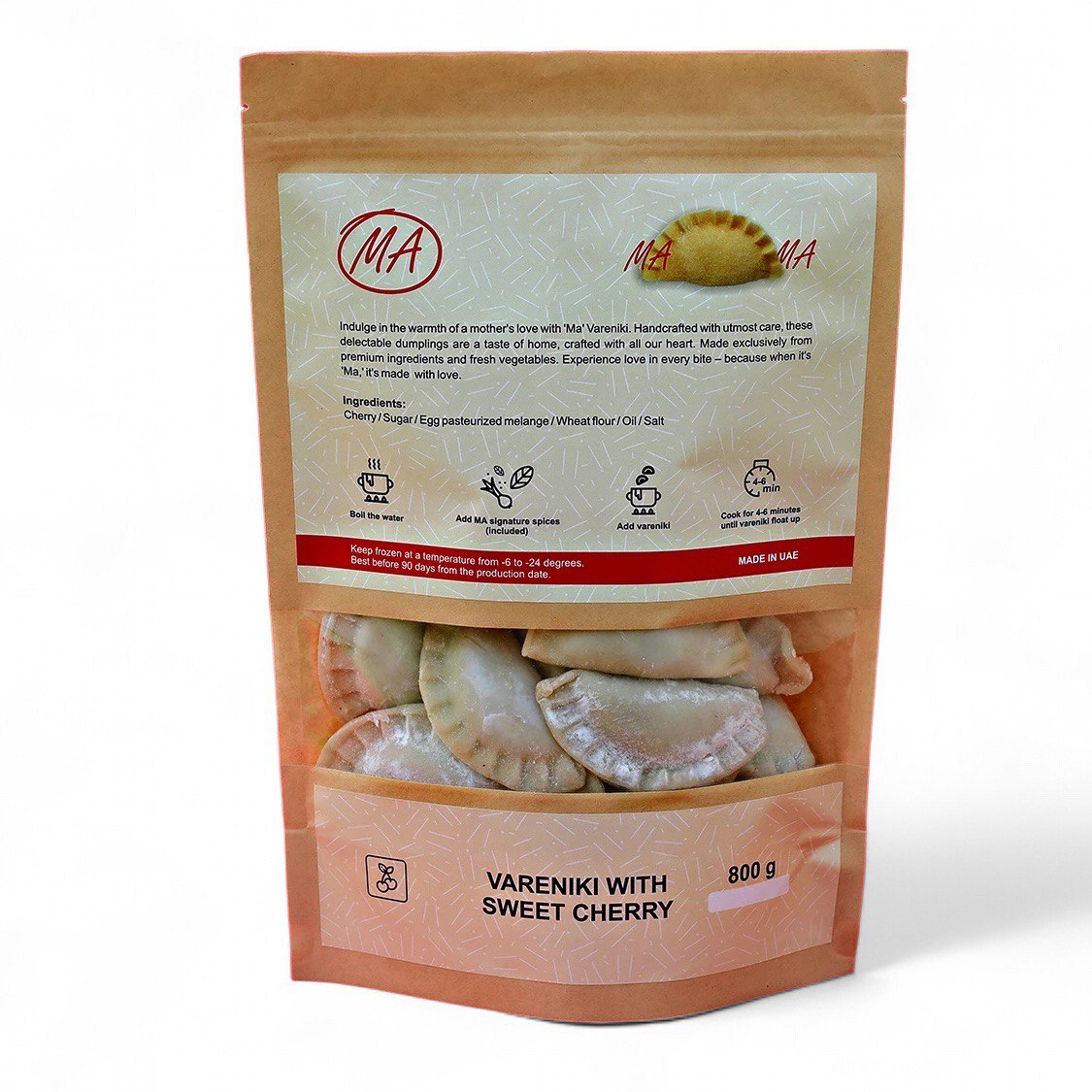 Вареники с вишней MA 400g